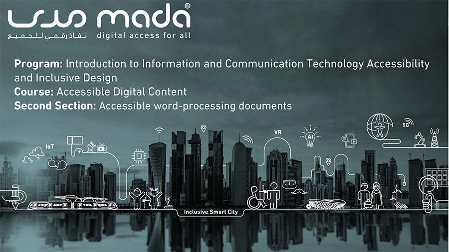 Accessible word-processing documents