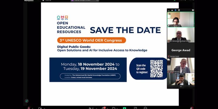 Mada participation in Arab Regional Consultation on UNESCO's 2019 Recommendation on Open Educational Resources (OER)